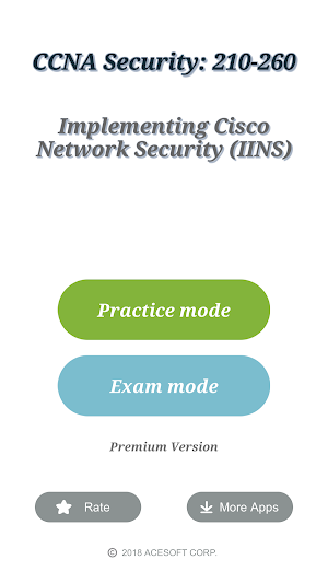Cisco CCNA Security: 210-260 Exam Screenshot 0