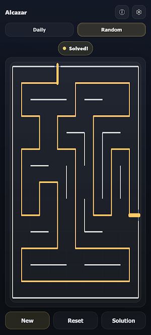 Alcazar - Path Logic Puzzle Screenshot 0