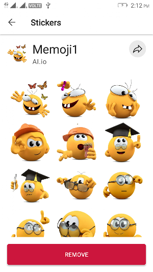 Memoji Stickers For Signal Screenshot 1