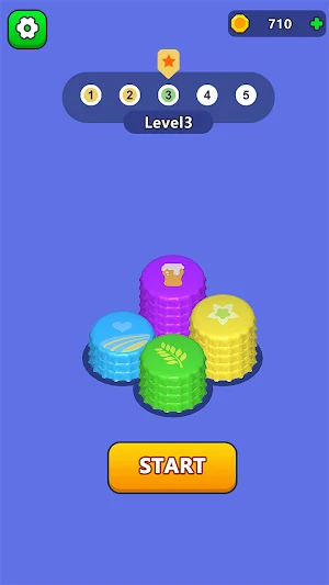 Color Caps-pile seal Screenshot 0