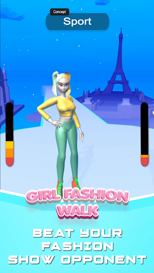 Girl Fashion Walk Screenshot 1