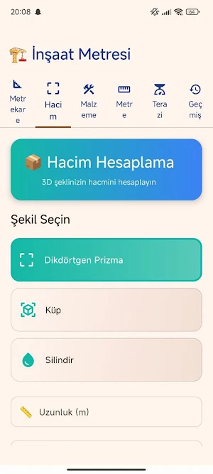 İnşa Metre & Kolay Hesap Screenshot 2