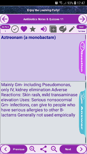 antibiotics : concepts, notes  Screenshot 1
