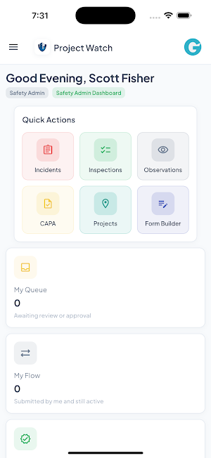 Project Watch Screenshot 2