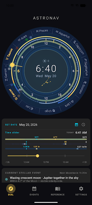 AstroNav - Sun, Moon, Sky Dial Screenshot 0