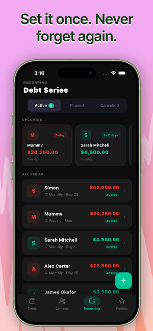 DebtFlow - Debt Tracker, IOU Screenshot 3