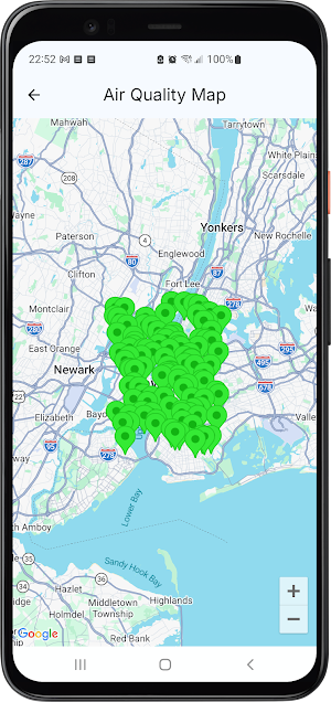 NYC Air Quality Tracker Screenshot 1