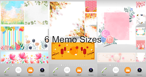 Sticky Memo Notepad Seasons Screenshot 1