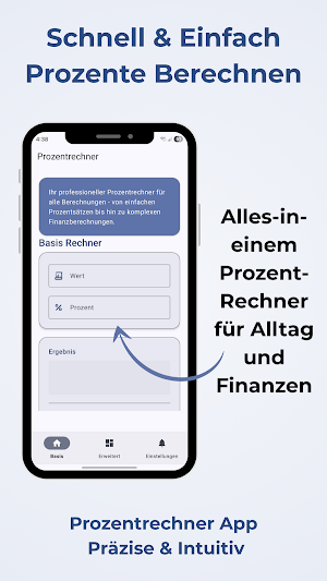 Prozentrechner – Rabatt & MwSt Screenshot 0