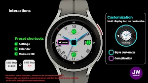 JW105 jwstudio watchface Screenshot 2
