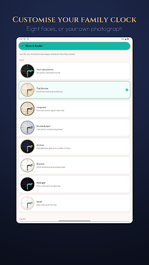 Weasley Clock Screenshot 2