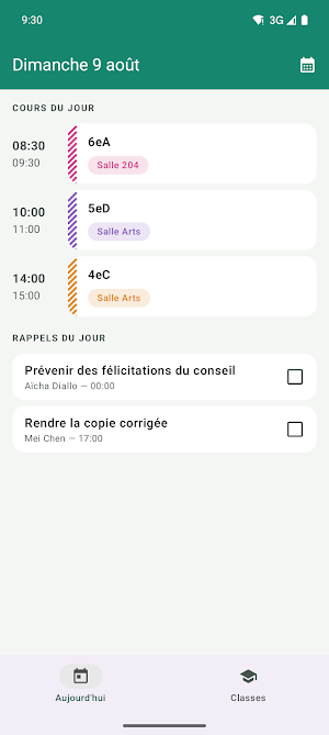 Ma Classe Screenshot 0