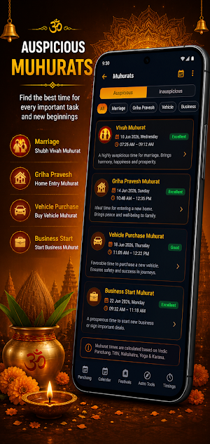 Hindi Panchang Calendar 2026 Screenshot 3