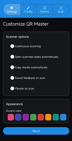 QR Master - Generator Scanner Screenshot 3