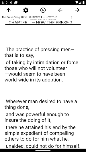 Book, The Press-Gang Afloat an Screenshot 1
