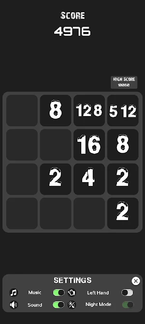 2048 Dark Screenshot 3