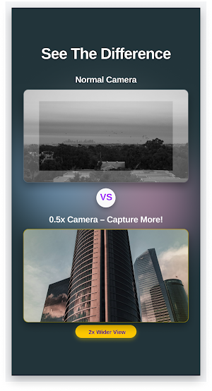 0.5x Camera for android Screenshot 1