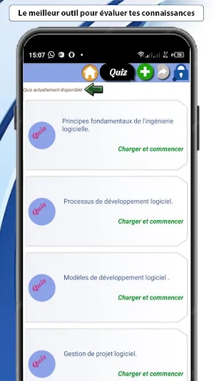 Quiz en génie logicielle Screenshot 2