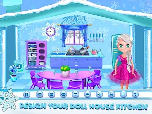 Ice Princess Doll House Decorating & Design Screenshot 1
