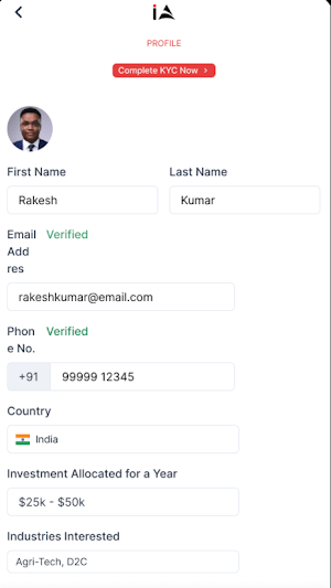 iAngels - India Accelerator Screenshot 2