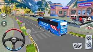 Real Police Bus Simulator 2024 Screenshot 1