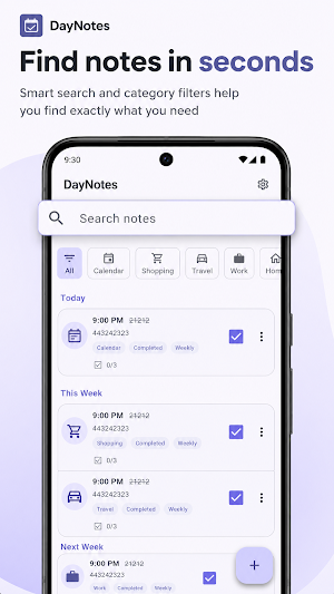 Daily Planner: Notes & Tasks Screenshot 2