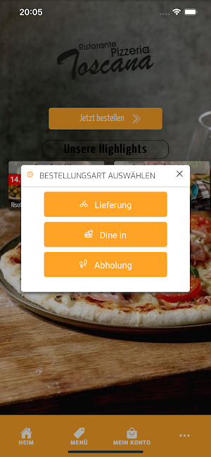 Pizzeria Toscana Dortmund Screenshot 1