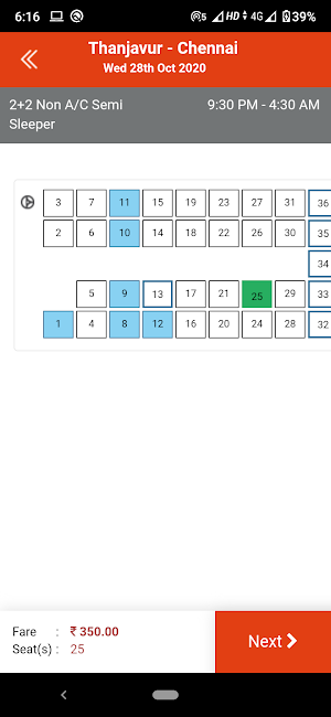 Sri Srinivasa Bus - Online Bus Tickets Booking Screenshot 3