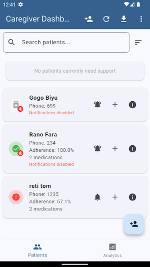 MediAlertMe Connect Screenshot 1
