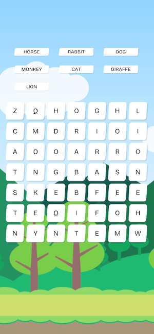Word Search Game Screenshot 1