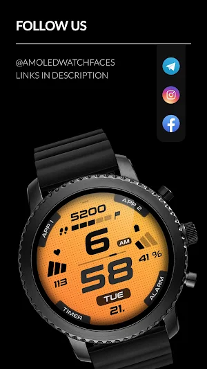 Awf SPORT [xR] - watch face Screenshot 2