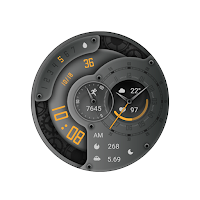 Blackened Steel For Wear OS