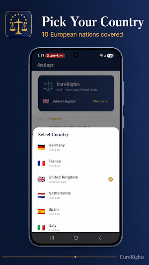 EuroRights: Know Your Rights Screenshot 0