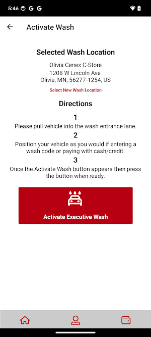 Farmers Co-op Oil Co Car Wash Screenshot 2