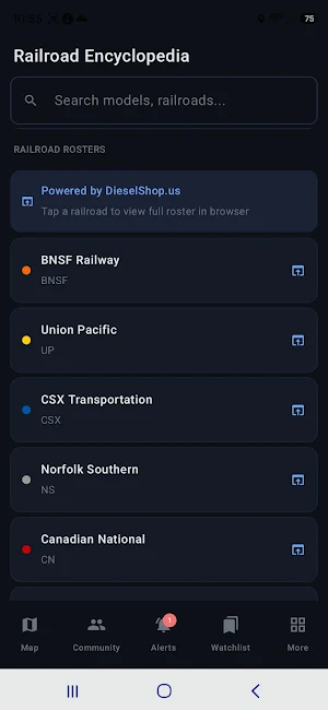 Railfan Copilot Screenshot 3