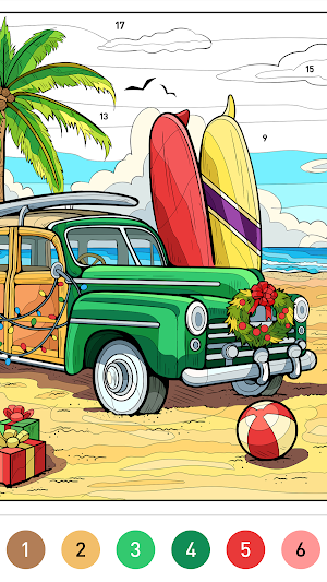 Travel Color Paint By Number Screenshot 3