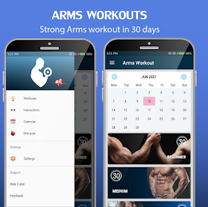 Arm Workouts - Strong Biceps in 30 Days Screenshot 0