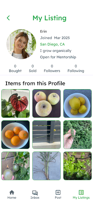 MyHarvst Screenshot 2
