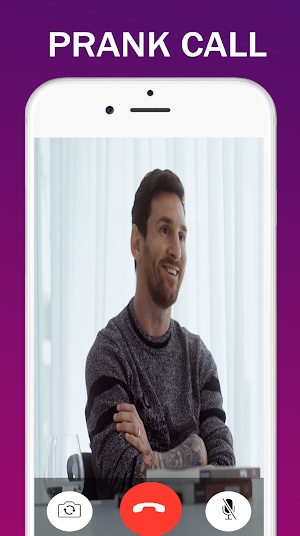 Messi Fake Video Call Screenshot 1