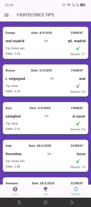 Fieryscores Screenshot 2