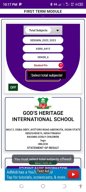 God's Heritage Intl' School Screenshot 2