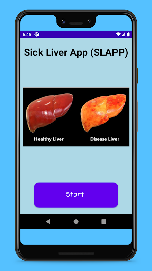 Sick Liver App (SLAPP) Screenshot 1