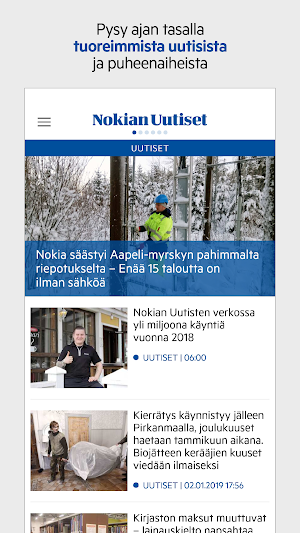 Nokian Uutiset Screenshot 0
