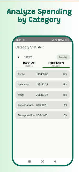 Smart Budget & Money Tracker Screenshot 2