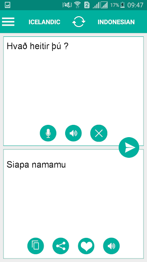Icelandic Indonesian Translator Screenshot 0