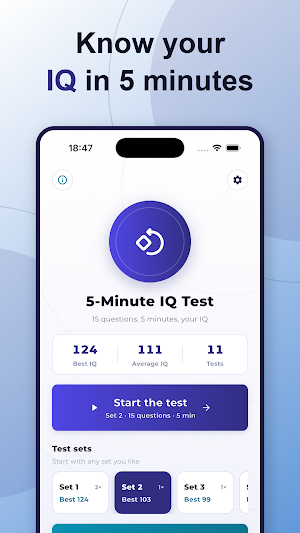 5-Minute IQ Test & Profile Screenshot 1