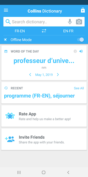 Collins English<>French Dictionary Screenshot 3