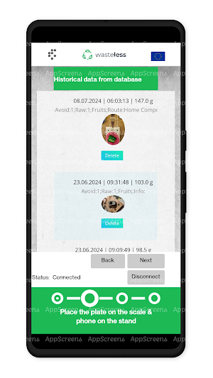 Wasteless scale app Screenshot 3