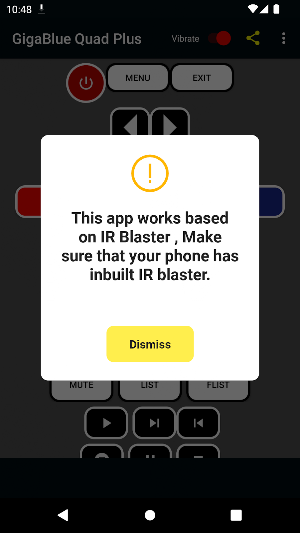 Remote for Giga Blue Quad Plus Screenshot 1