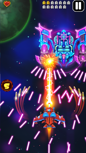 Galaxy Wing: Mechworm Crisis Screenshot 1